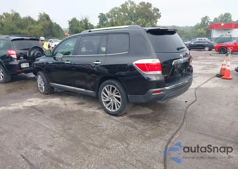 2013 Toyota Highlander Limited V6 z USA, uszkodzony, nr VIN 5TDDK3EH7DS218225
